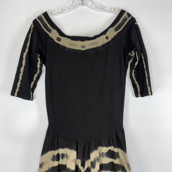 Black Circle Pattern Bottom Dress Small CanCan - Picture 2 of 7